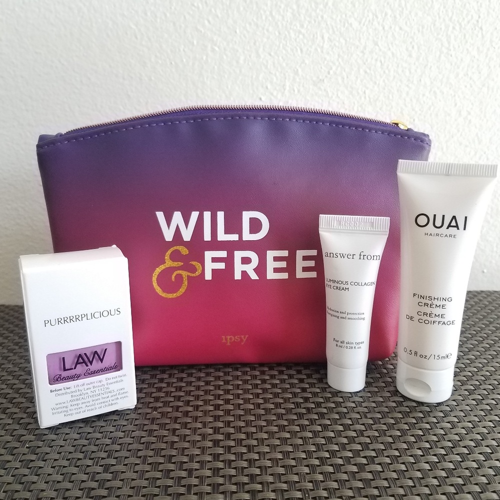 Ipsy Bag With 3 Sample Products